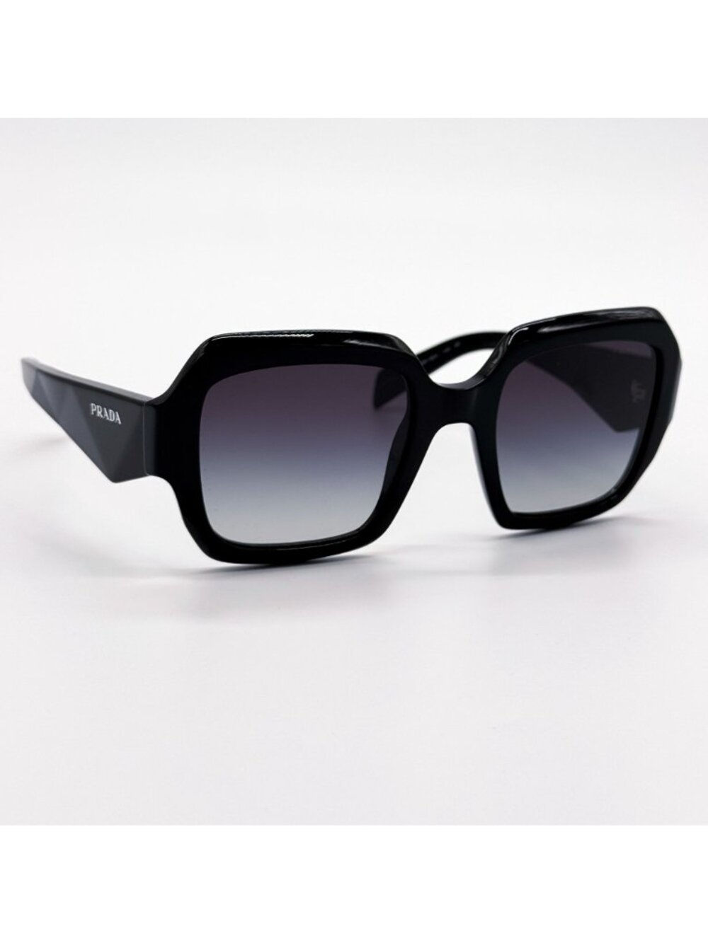 NEW PRADA SUNGLASSES PR28ZS 16K90A OVERSIZED BLACK WOMEN EYEWEAR PR 28ZS, SPR 28 - Picture 4 of 9